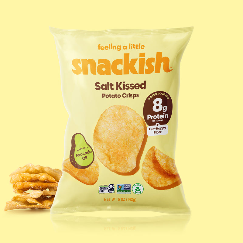 Snackish Salt Kissed 8g Protein Potato Chips - 5oz