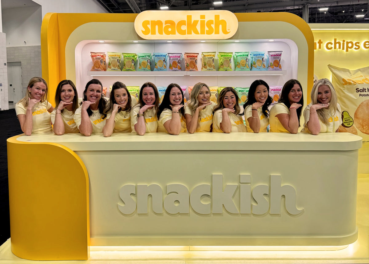 Snackish team posing together